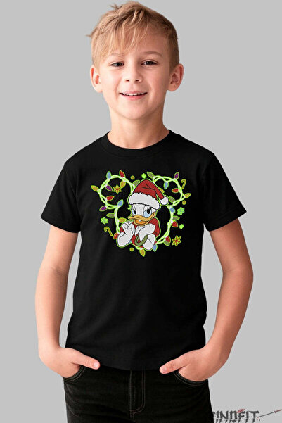 GILDAN Tricou De Craciun Copii Ratusca Daisy Festiva Baiat