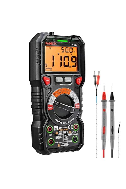 Kaiweets HT118A Digital Multimeter True RMS, CAT III 1000V / CAT IV 600V, 600...
