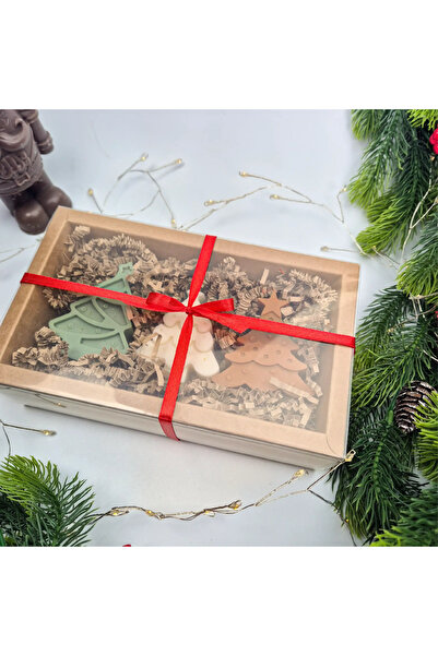 Creative Kappa Set of Tree Candles – 3 Colors, Soy Wax, Handmade, Christmas Gift