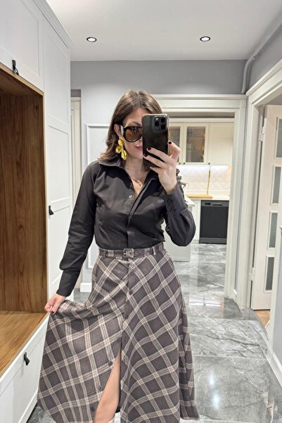 Banu Angay Slim Fit Shirt Bitter Brown