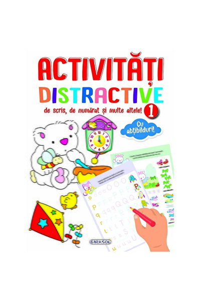 GIRASOL Activitati distractive de scris, de numarat 1