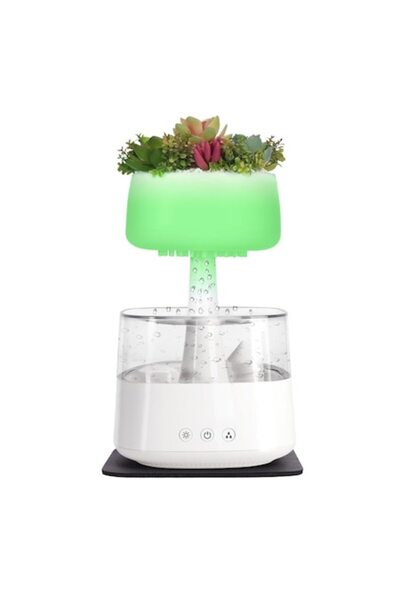 Mingfuxin Difuzor de aromaterapie și umidificator Rain-Cloud cu telecomandă, ...