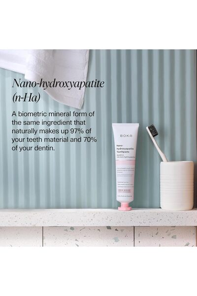 BOKA PINPOXE Coco Ginger Toothpaste - Nano-Hydroxyapatite, Fluoride-Free, 4 oz