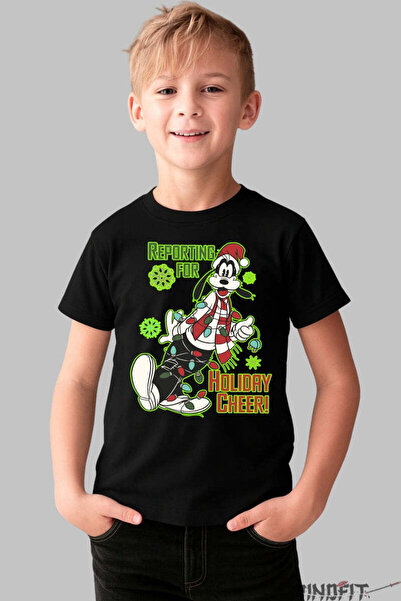 GILDAN Tricou De Craciun Copii Goofy In Sarbatoare Baiat