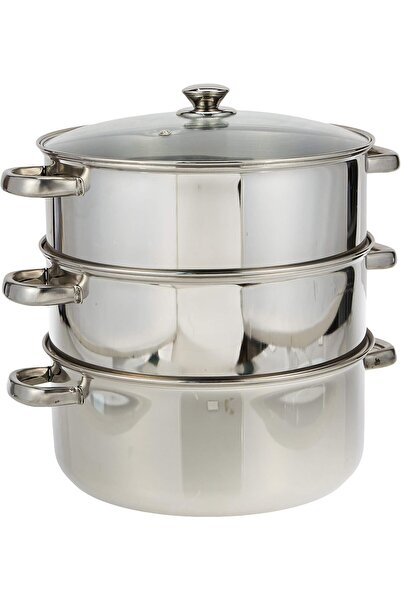 Vinod قدر بخار من الفولاذ المقاوم للصدأ قطعة واحدة - رمادي (VPI057)