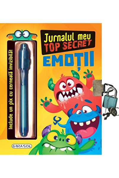 Editura Girasol Jurnalul meu Top Secret - Emotii