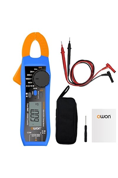 OWON Multimetru digital cu clemă CM2100B cu Bluetooth, 600V/100A AC/DC, True RMS