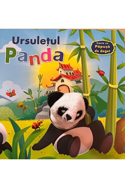 Editura Flamingo Junior Ursuletul Panda. Carte cu papusa de deget