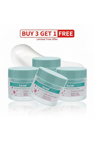 SAAM اشتري 3 واحصل على 1 مجانًا - كريم تجديد الوجه - حل شامل للكلف والنمش