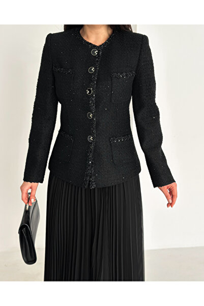 VUNTAL Luxury Pleated Skirt Double Suit