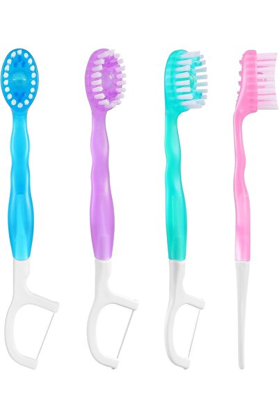 AZONEE 5-in-1 Travel Toothbrush Set (Mint, 12 Pack)