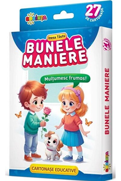 Editura Dorinta 27 de cartonase educative. Bunele maniere
