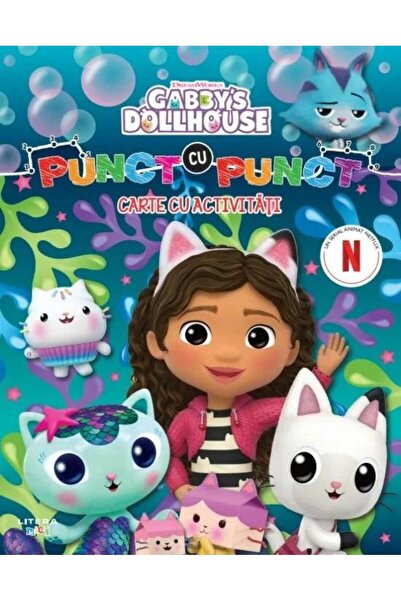 Editura Litera Gabby's Dollhouse. Punct cu punct. Carte cu activi