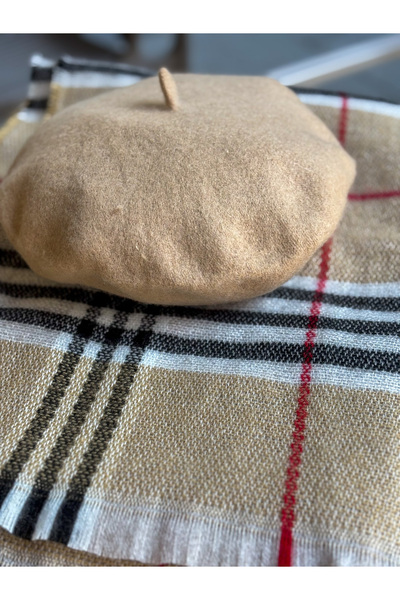 CAP BROS Ressam Beresi and Puffy Kaşkol Set Two-In-One