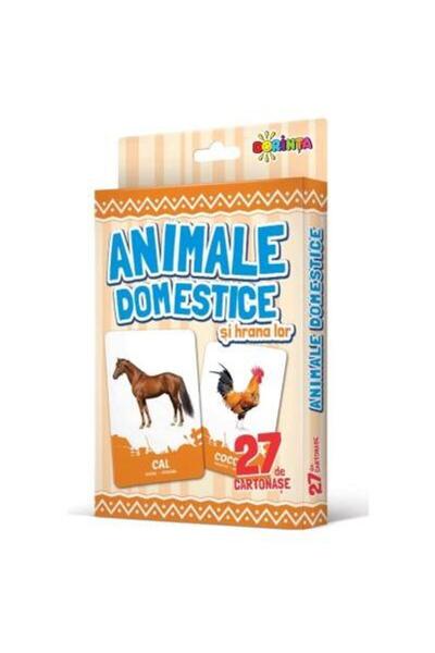 Editura Dorinta 27 de cartonase. Animale domestice si hrana lor