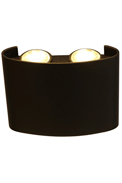 HAMER Outdoor wall-mounted gate spotlight, yellow light color