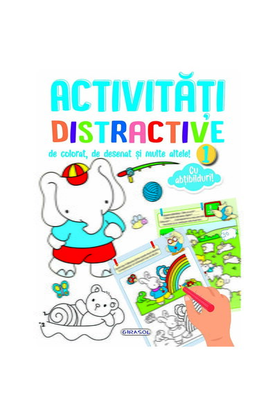 GIRASOL Activitati distractive de colorat, de desenat 1