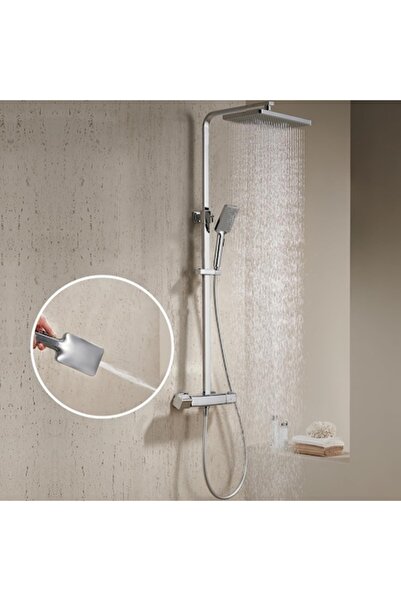 gaozhi Coloană de duș cu termostat, model expus, înălțime reglabilă, cap de d...