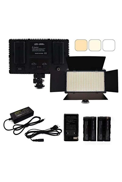 Generic 600 LED Video Light Kit (3200K-5600K)