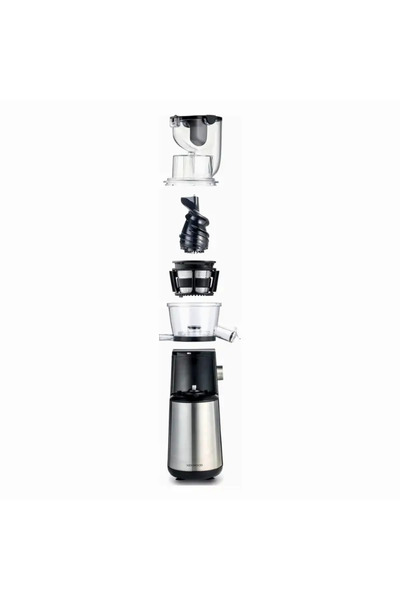 Kenwood Slow Masticating Juicer JMM71.000BK – 400W Cold Press, 1L (Silver)