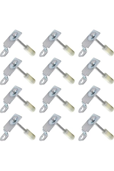 XMSZQU Set de 100 de cleme cu cârlig și cuie rotunde de 7,5 mm pentru pistol ...