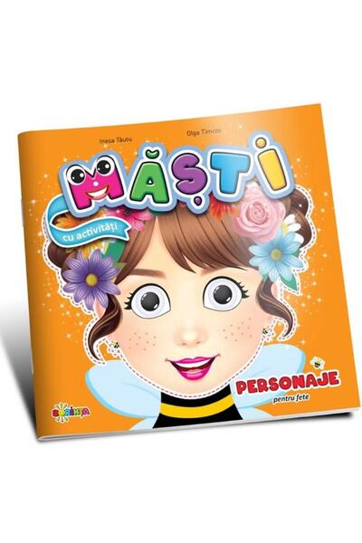 Editura Dorinta Masti cu activitati. Personaje pentru fete, Inesa