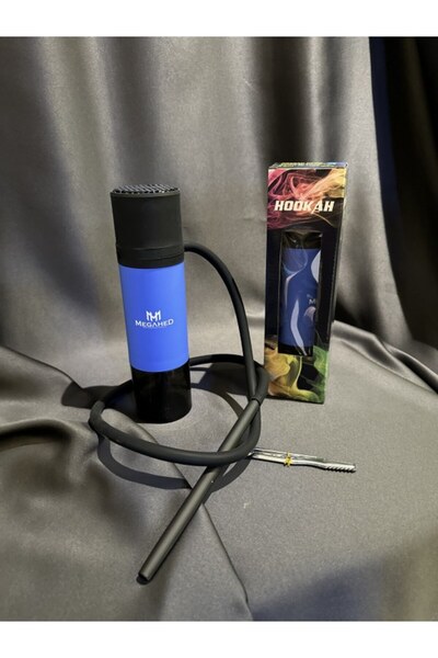 MEGAHED TAŞINABİLİR MAVİ NARGİLE TAKIMI