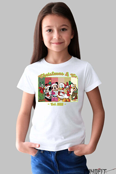 GILDAN Tricou De Craciun Copii Christmas And Co Est 1928 Fata