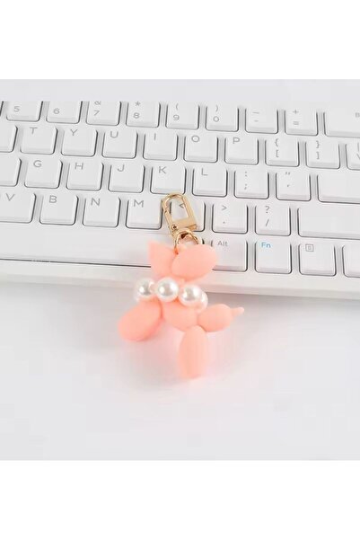 Purple Adv Balloon Dog Design Keychain Key Chain