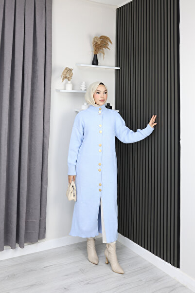 sorisso Knitwear Dress, Long, Button Detail