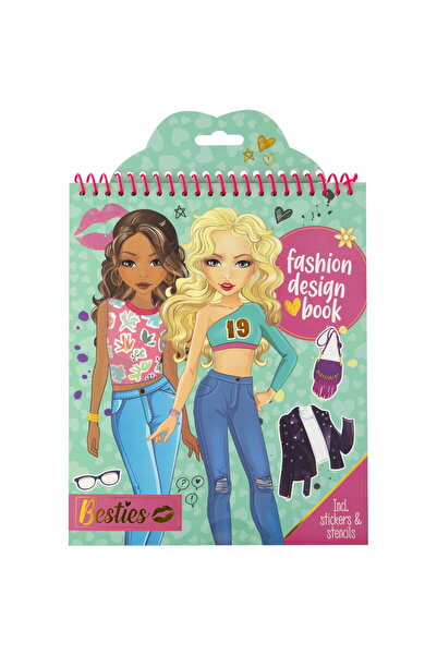 GRAFİX Carte cu abtibilduri - Fashion Design (Verde)