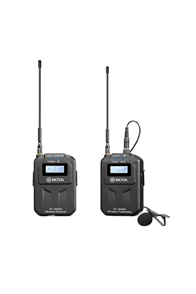 BOYA BY-WM6S Wireless Lavalier Microphone UHF (1 Transmitter & 1 Receiver, 48 Channels)