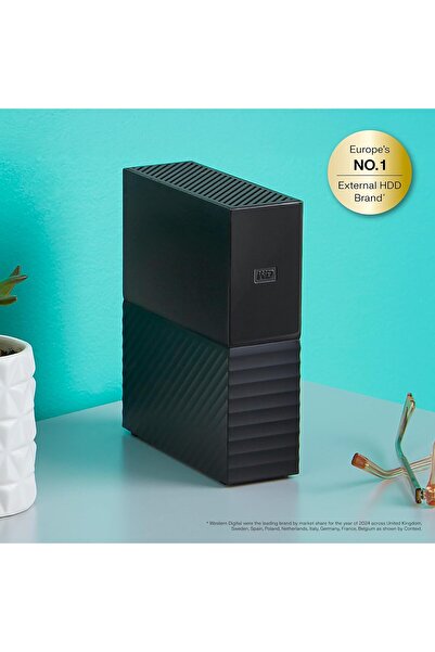 WD Western Digital 12 TB My Book USB 3.0 Desktop Hard Drive with Password Protection and Auto Backup So