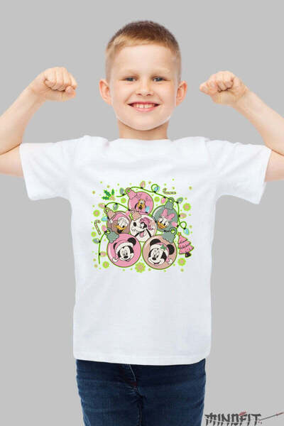 GILDAN Tricou De Craciun Copii Gasca Vesela In Globuri Festive Baiat