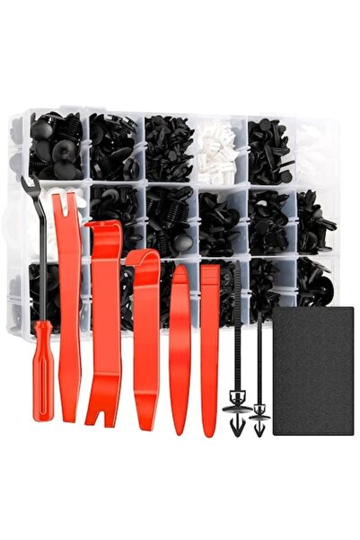 Nasjac Set de cleme de montare auto cu 716 piese și scule de demontare