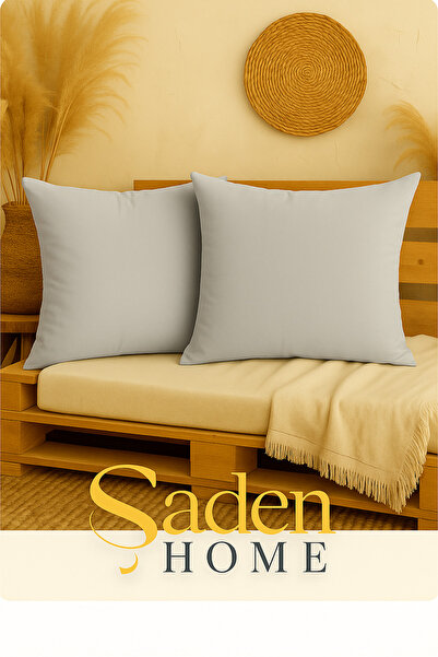 SADEN HOME HUSĂ PENTRU PERNE DE CULOARE SOLIDĂ, 2 BUCĂȚI