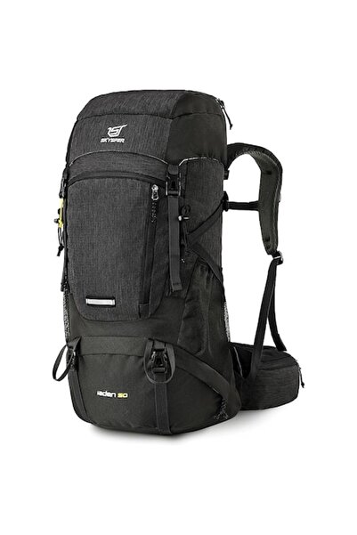 SKYSPER Rucsac de drumeție impermeabil de 50L cu husă de ploaie și compartiment pentru sac de dormit