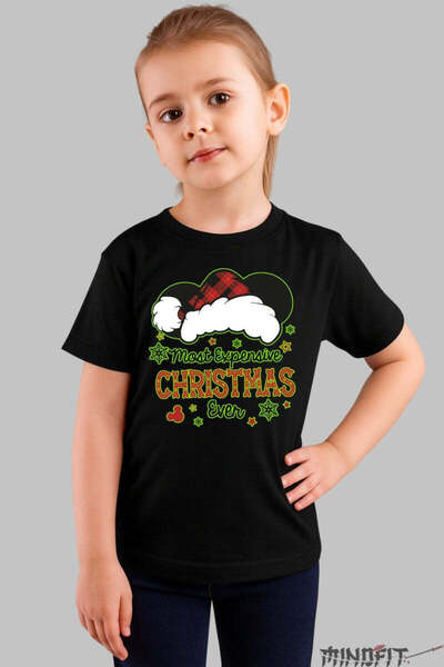 GILDAN Tricou De Craciun Copii Most Expensive Christmas Ever Fata