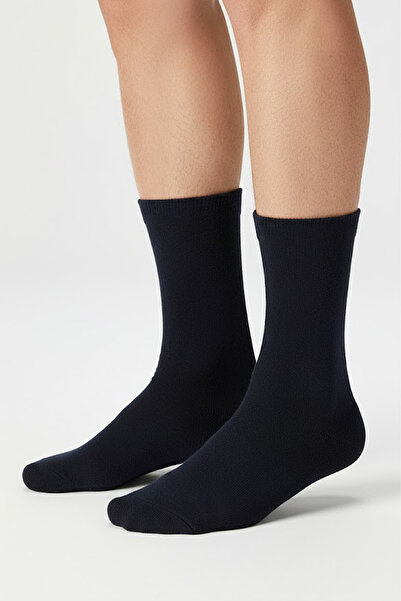 BENİSA ÇORAP Men's Elasticless Medical Towel Socks Multi-Colored 4-Pack