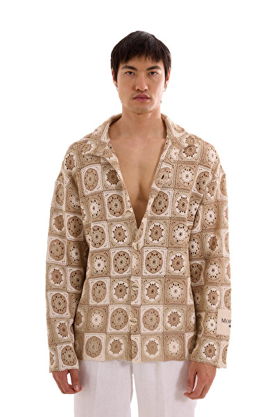 MORREZ Motif Örgü Ceket
