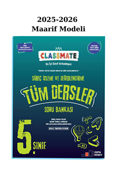 Okyanus Yayınları Okyanus 5.Sınıf Classmate Tüm Dersler Soru Bankası 2025/26 ...