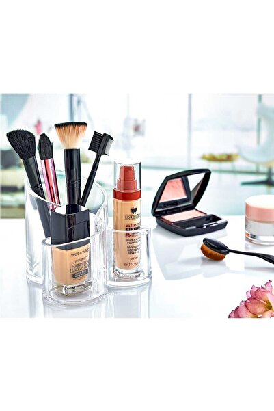 ROYALGROSS 3-Compartment Makeup Organizer – Jewelry and Makeup Organizer