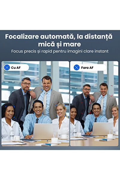 OEM Webcam 2K QHD, 4MP, Stereo Microphone, Auto-Focus, Light Correction, 360° Rotation, Plug&Play, Black