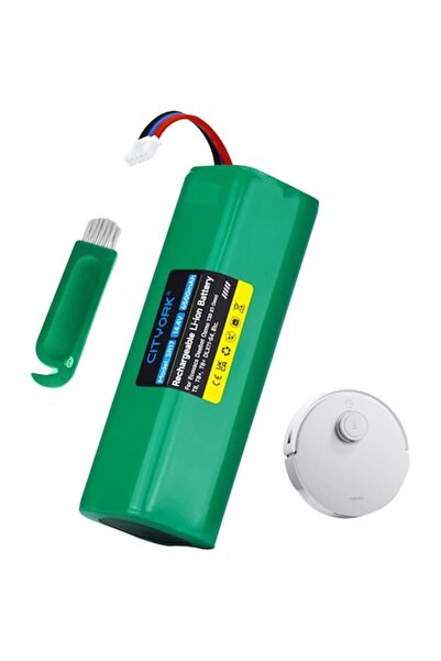 CITYORK 6500 mAh 14.4V Li‑Ion Replacement Battery for Ecovacs Deebot T20 X1 Omni, T8–T10
