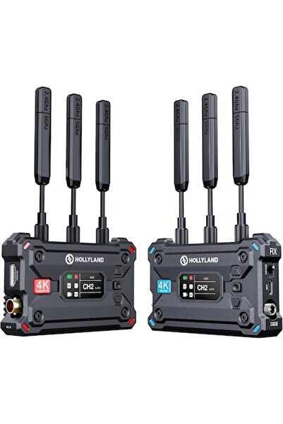 HollyLand Wireless HDMI Extender Transmitter & Receiver, SDI-HDMI, 4K30, Dual...