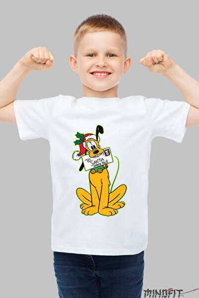 GILDAN Tricou De Craciun Copii Catelusul Cu Scrisoare Pentru Mosu Baiat