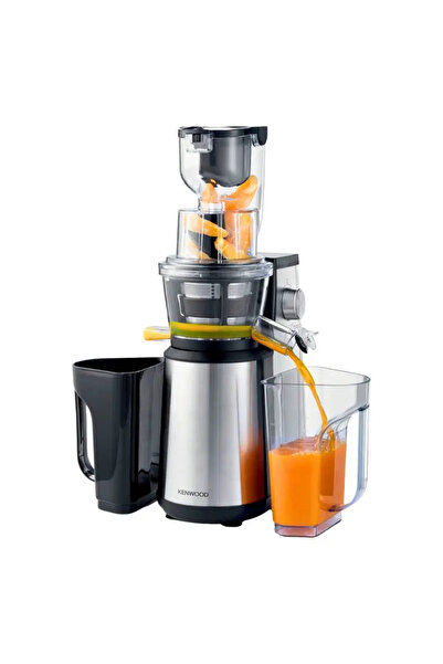 Kenwood Slow Masticating Juicer JMM71.000BK – 400W Cold Press, 1L (Silver)