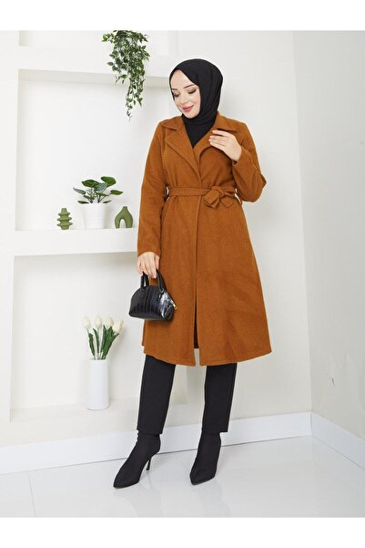 Rema Standard Sleeve with Pocket Detail Without Lining, 110 cm Length, Cashmere Coat