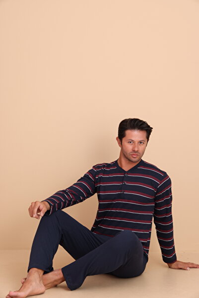 Redline Brink Regular Black Men's Long Sleeve Pajama Set