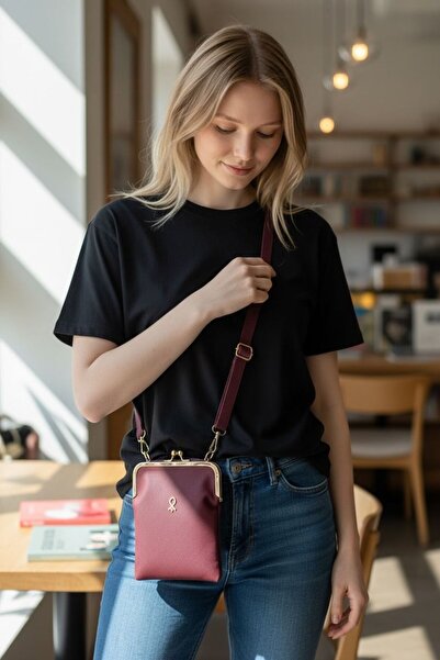 JARA Bag Paris 3 Compartment Waterproof Crossbody Phone Holder Scholarship Wallet Bag